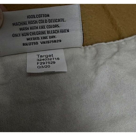 Hearth & Hand With Magnolia Gray Cotton Table Runner 72"x14" India Monochromatic - Picture 4 of 5